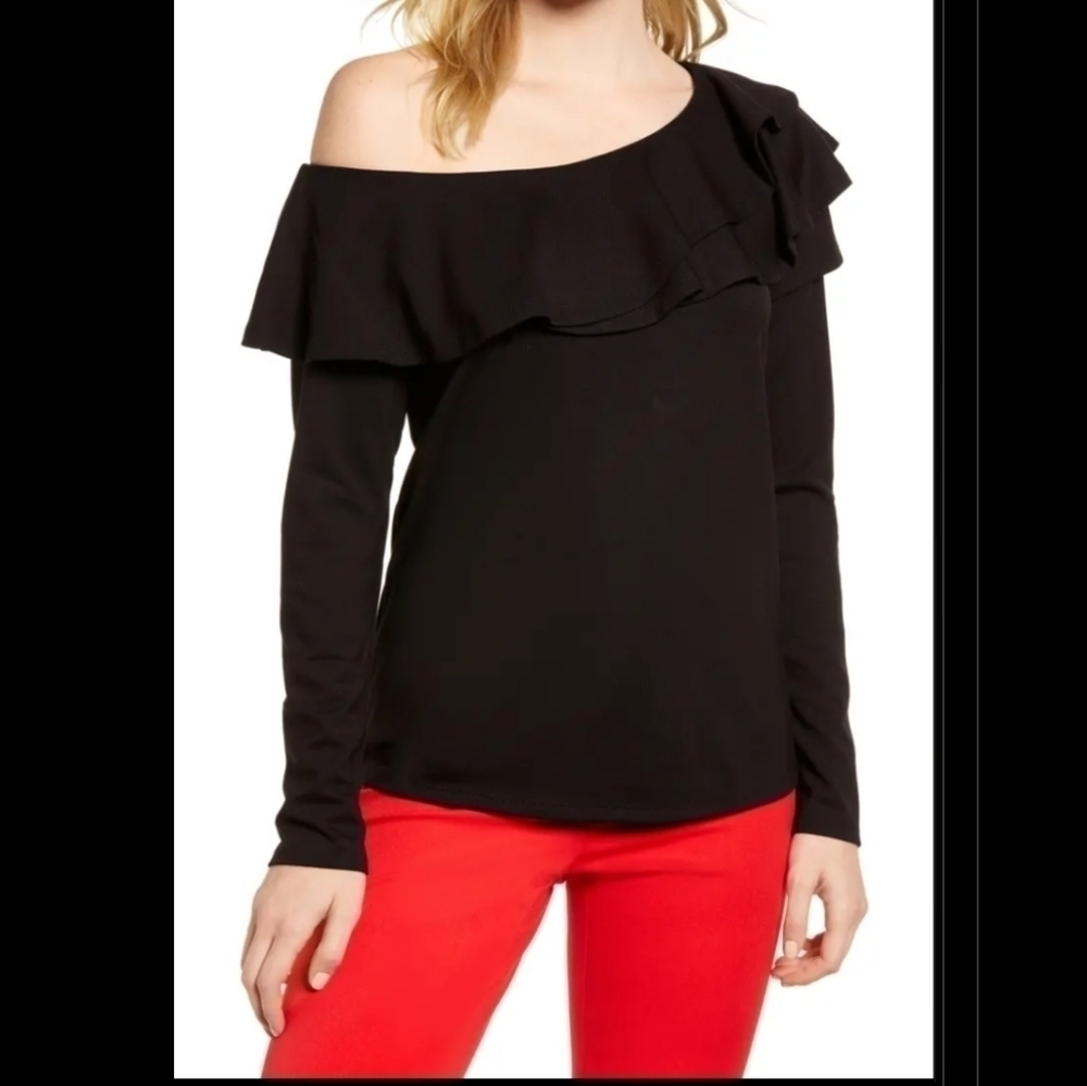 Chaser Black Long Sleeve Top